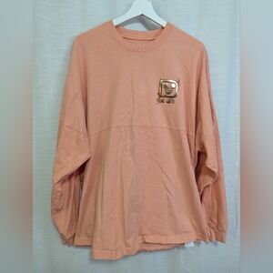 Walt Disney World spirit jersey XL in peach and gold *read*